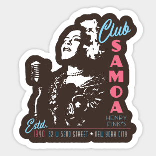 Club Samoa Sticker